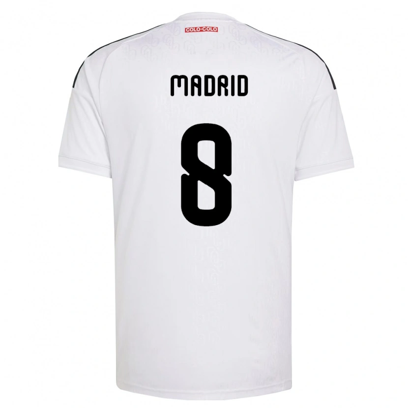 Danxen Niño Camiseta Álvaro Madrid #8 Blanco Negro 1ª Equipación 2026/27 La Camisa México