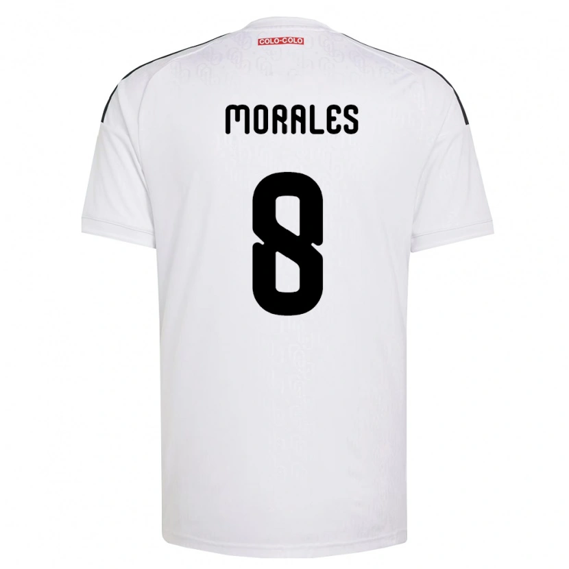 Danxen Niño Camiseta Cristopher Morales #8 Blanco Negro 1ª Equipación 2026/27 La Camisa México