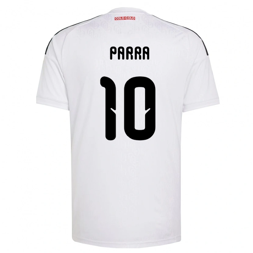 Danxen Niño Camiseta Pablo Parra #10 Blanco Negro 1ª Equipación 2026/27 La Camisa México