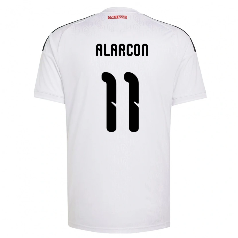 Danxen Niño Camiseta Antonia Alarcón #11 Blanco Negro 1ª Equipación 2026/27 La Camisa México