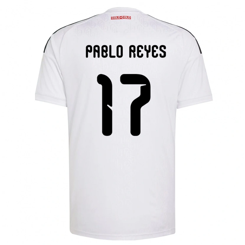 Danxen Niño Camiseta Juan Pablo Reyes #17 Blanco Negro 1ª Equipación 2026/27 La Camisa México