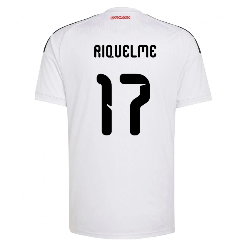Danxen Niño Camiseta Cristián Riquelme #17 Blanco Negro 1ª Equipación 2026/27 La Camisa México