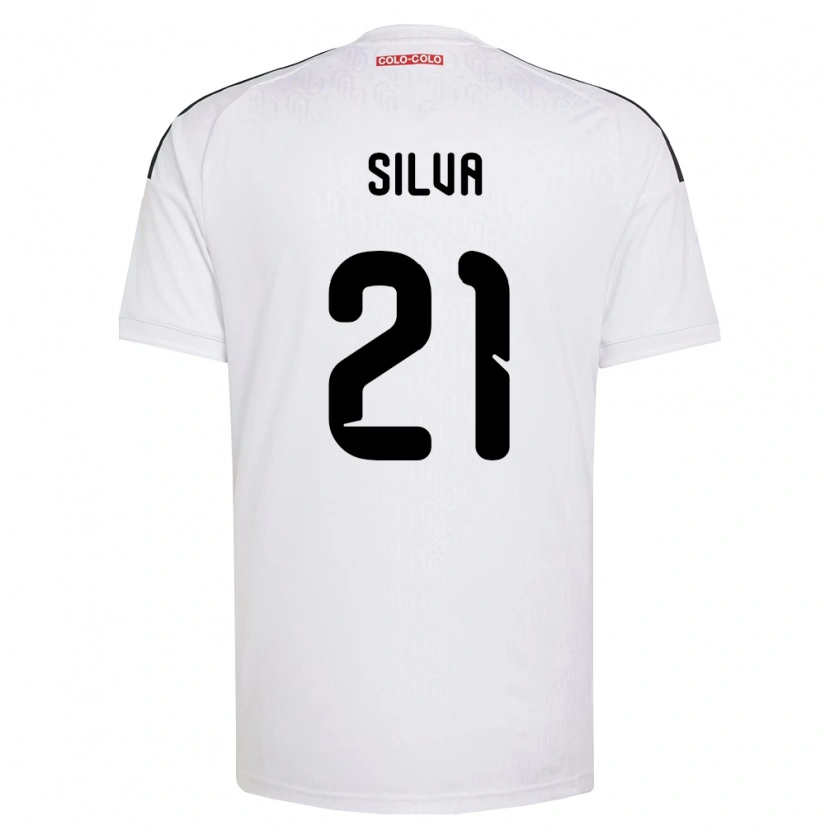 Danxen Niño Camiseta Agustin Silva #21 Blanco Negro 1ª Equipación 2026/27 La Camisa México