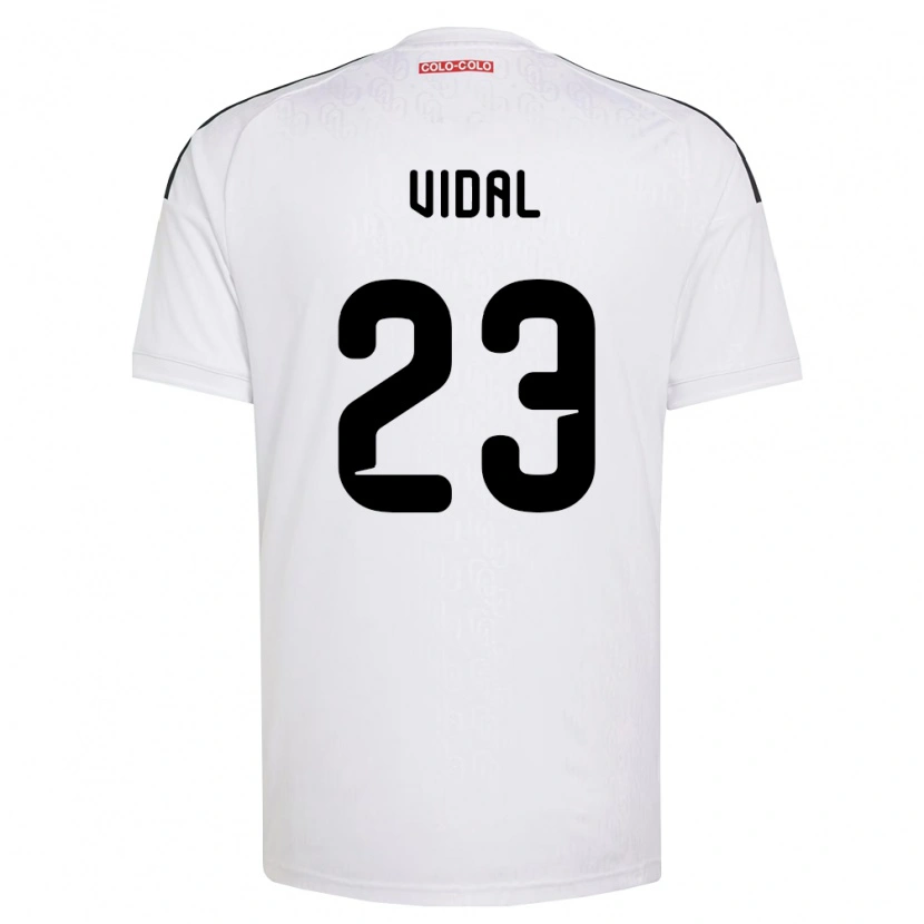 Danxen Niño Camiseta Arturo Vidal #23 Blanco Negro 1ª Equipación 2026/27 La Camisa México