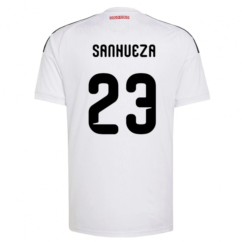 Danxen Niño Camiseta Nicol Sanhueza #23 Blanco Negro 1ª Equipación 2026/27 La Camisa México