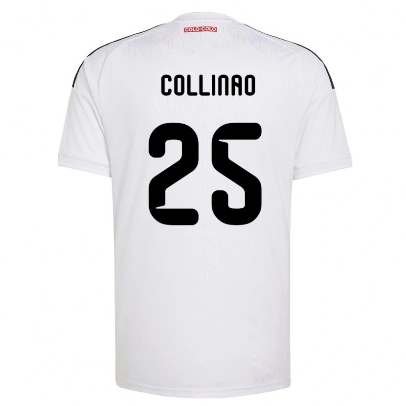 Danxen Niño Camiseta Margarita Collinao #25 Blanco Negro 1ª Equipación 2026/27 La Camisa México