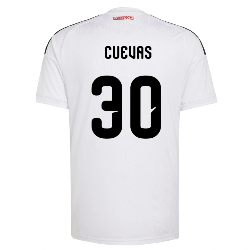 Danxen Niño Camiseta Yastin Cuevas #30 Blanco Negro 1ª Equipación 2026/27 La Camisa México