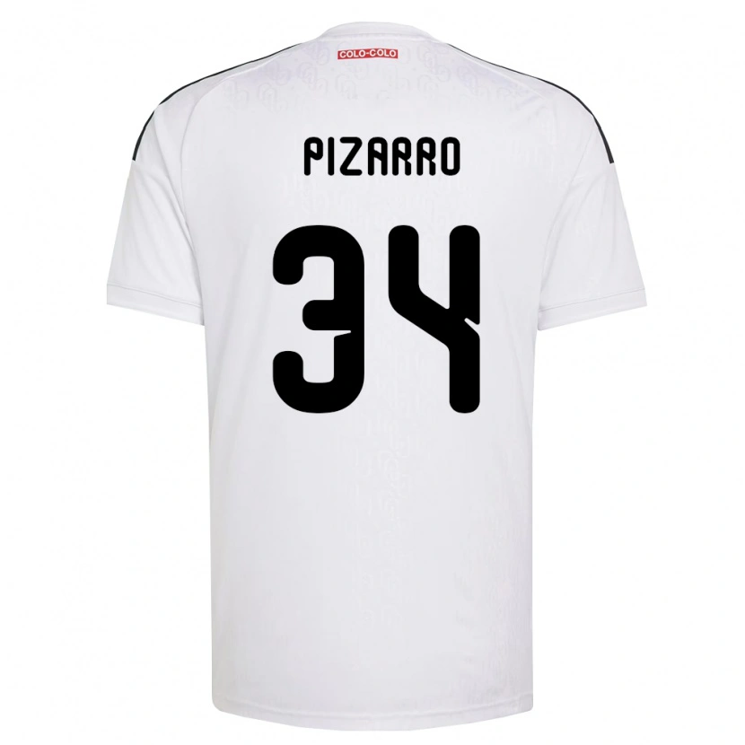 Danxen Niño Camiseta Vicente Pizarro #34 Blanco Negro 1ª Equipación 2026/27 La Camisa México