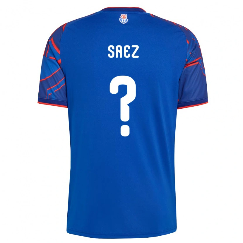 Danxen Niño Camiseta Ignacio Sáez #0 Azul Real Rojo 1ª Equipación 2026/27 La Camisa México
