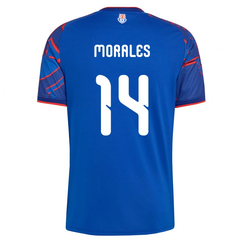Danxen Niño Camiseta Marcelo Morales #14 Azul Real Rojo 1ª Equipación 2026/27 La Camisa México