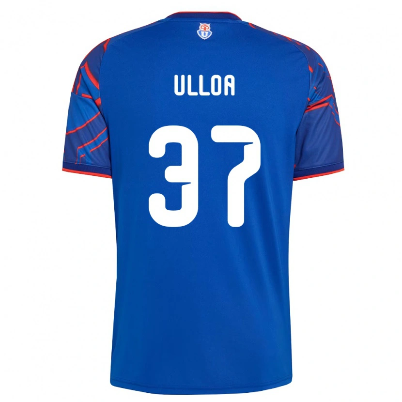 Danxen Niño Camiseta Cristóbal Ulloa #37 Azul Real Rojo 1ª Equipación 2026/27 La Camisa México