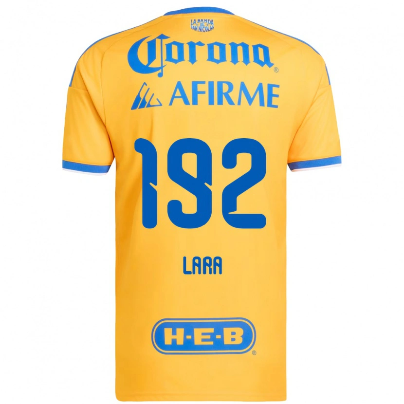 Danxen Niño Camiseta Miguel Lara #192 Amarillo Azul 1ª Equipación 2026/27 La Camisa México