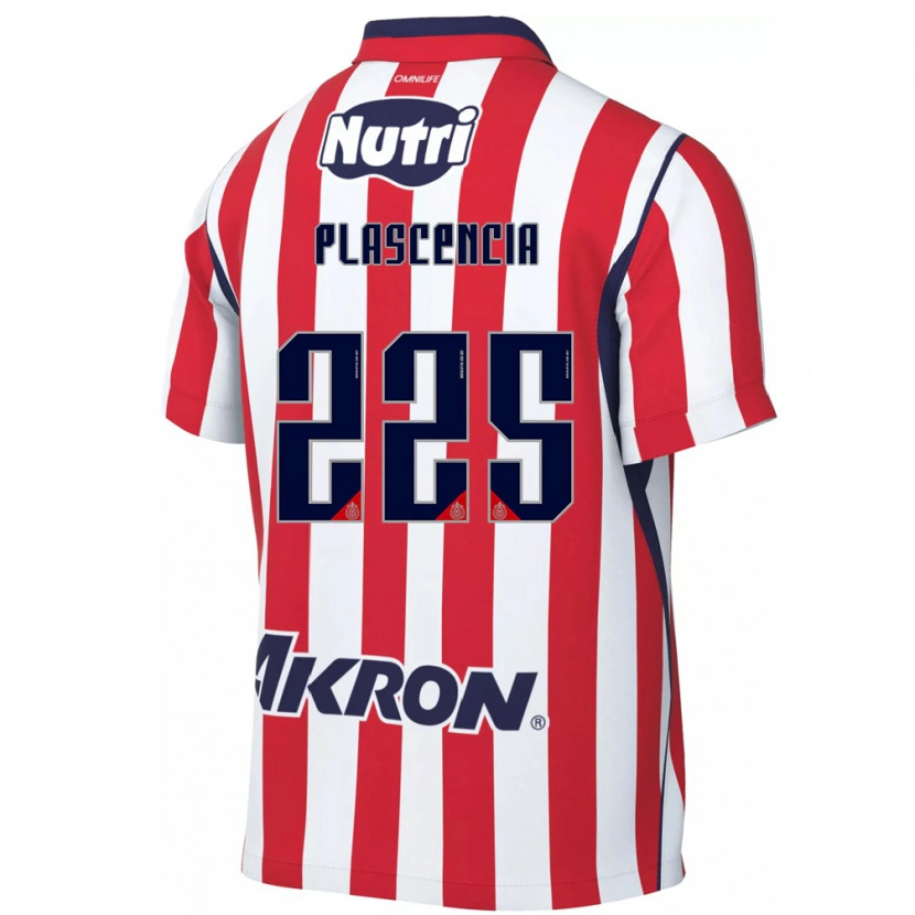 Danxen Niño Camiseta Osvaldo Plascencia #225 Rojo Blanco 1ª Equipación 2026/27 La Camisa México