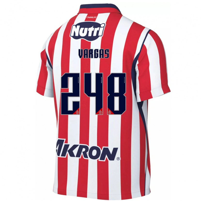 Danxen Niño Camiseta Uziel Vargas #248 Rojo Blanco 1ª Equipación 2026/27 La Camisa México