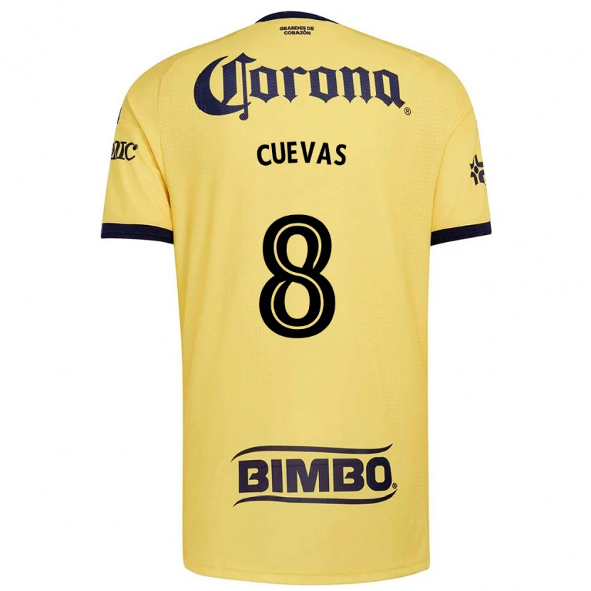 Danxen Niño Camiseta Casandra Cuevas #8 Amarillo Rojo Negro 1ª Equipación 2026/27 La Camisa México