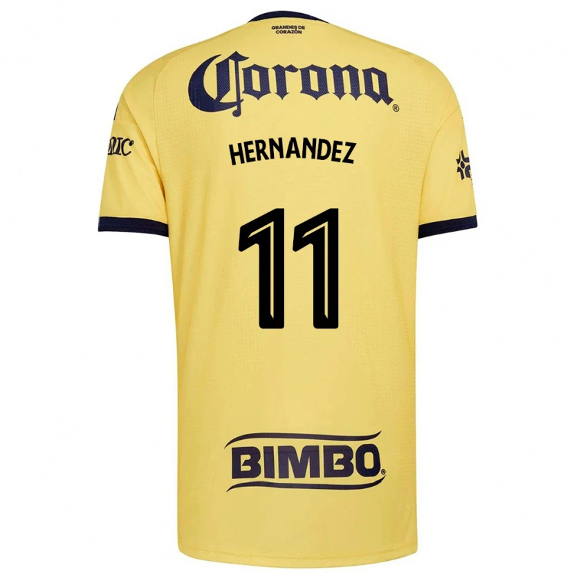 Danxen Niño Camiseta Montserrat Hernandez #11 Amarillo Rojo Negro 1ª Equipación 2026/27 La Camisa México