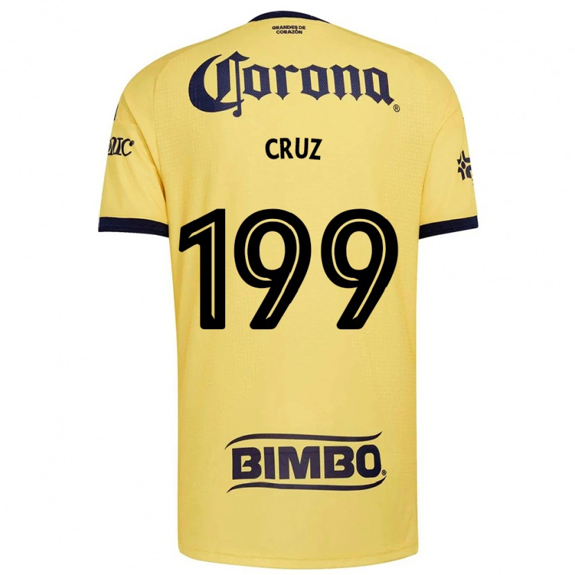 Danxen Niño Camiseta Etsgar Cruz #199 Amarillo Rojo Negro 1ª Equipación 2026/27 La Camisa México