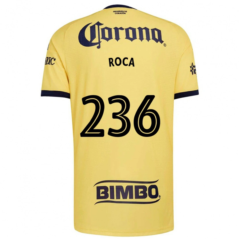 Danxen Niño Camiseta Juan Roca #236 Amarillo Rojo Negro 1ª Equipación 2026/27 La Camisa México
