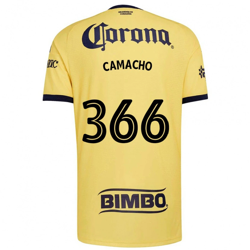 Danxen Niño Camiseta Jorge Camacho #366 Amarillo Rojo Negro 1ª Equipación 2026/27 La Camisa México