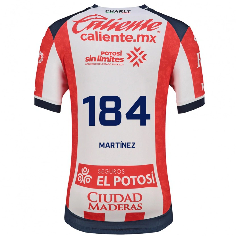 Danxen Niño Camiseta Braulio Martínez #184 Rojo Blanco Negro 1ª Equipación 2026/27 La Camisa México