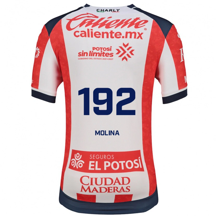 Danxen Niño Camiseta Yoshimar Molina #192 Rojo Blanco Negro 1ª Equipación 2026/27 La Camisa México