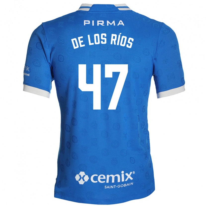 Danxen Niño Camiseta Sergio De Los Ríos #47 Azul Blanco Rojo 1ª Equipación 2026/27 La Camisa México