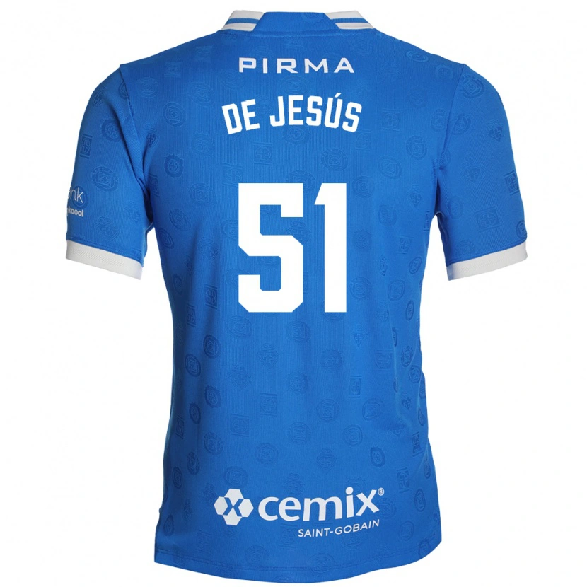 Danxen Niño Camiseta Luis De Jesús #51 Azul Blanco Rojo 1ª Equipación 2026/27 La Camisa México