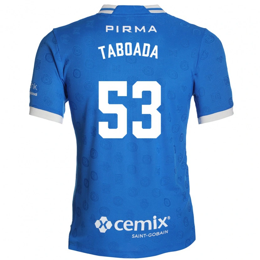 Danxen Niño Camiseta Víctor Taboada #53 Azul Blanco Rojo 1ª Equipación 2026/27 La Camisa México
