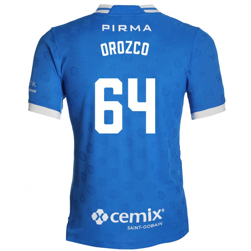 Danxen Niño Camiseta Fabrizzio Orozco #64 Azul Blanco Rojo 1ª Equipación 2026/27 La Camisa México