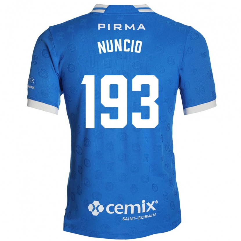 Danxen Niño Camiseta Jorge Nuncio #193 Azul Blanco Rojo 1ª Equipación 2026/27 La Camisa México