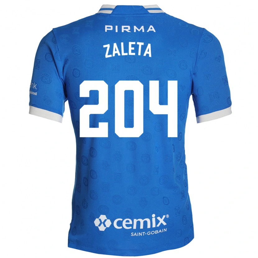 Danxen Niño Camiseta Mauro Zaleta #204 Azul Blanco Rojo 1ª Equipación 2026/27 La Camisa México
