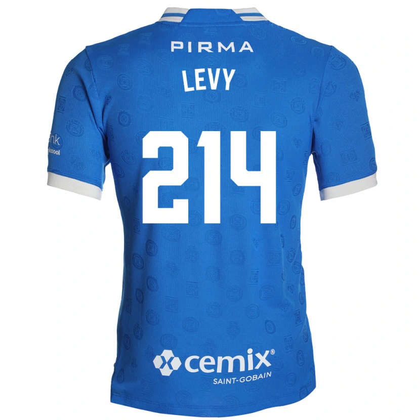 Danxen Niño Camiseta Mateo Levy #214 Azul Blanco Rojo 1ª Equipación 2026/27 La Camisa México