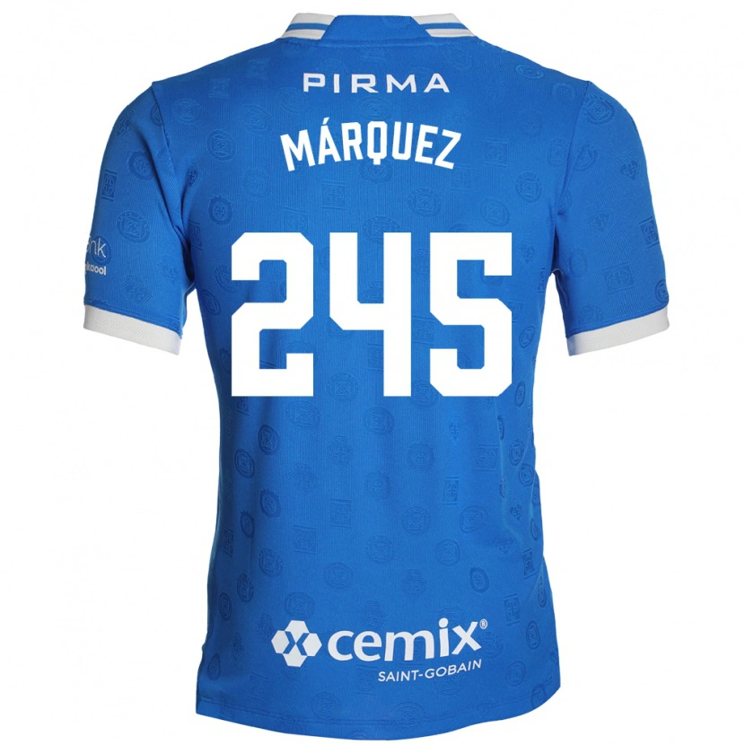 Danxen Niño Camiseta Víctor Márquez #245 Azul Blanco Rojo 1ª Equipación 2026/27 La Camisa México
