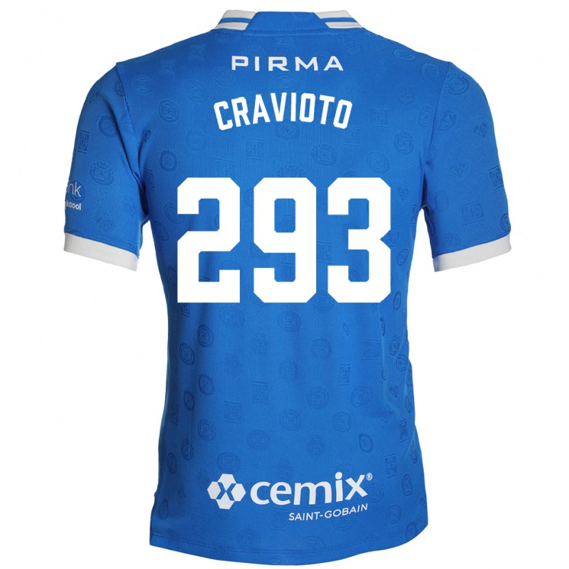 Danxen Niño Camiseta Aldo Cravioto #293 Azul Blanco Rojo 1ª Equipación 2026/27 La Camisa México