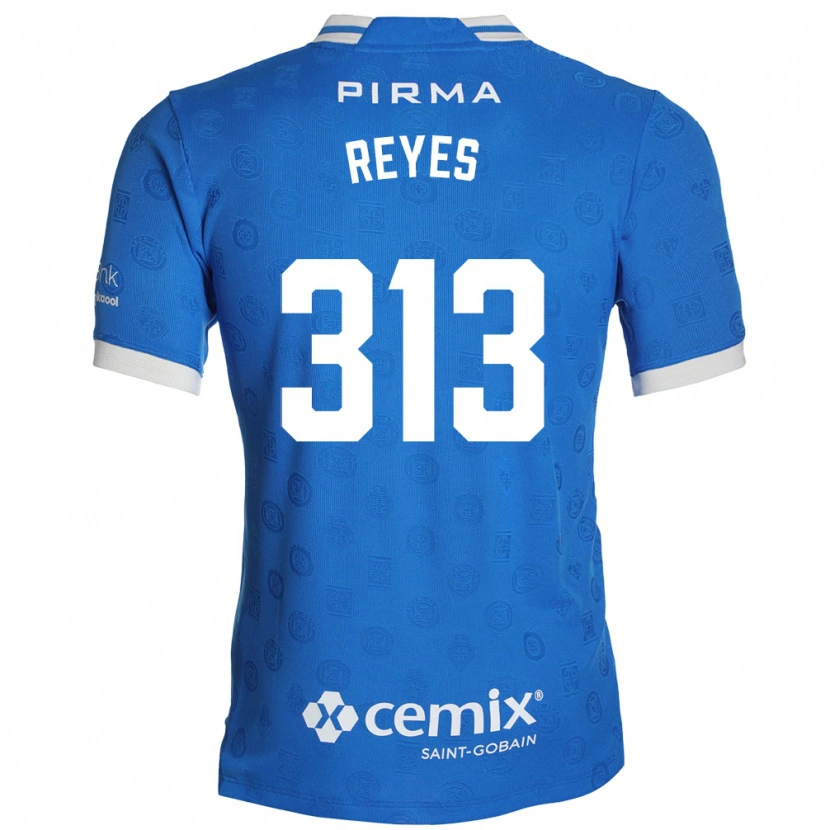 Danxen Niño Camiseta Ian Reyes #313 Azul Blanco Rojo 1ª Equipación 2026/27 La Camisa México