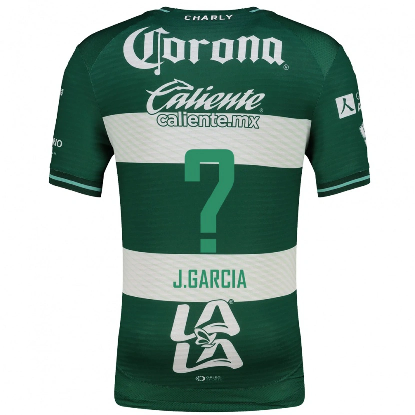 Danxen Niño Camiseta Joel Garcia #0 Verde Blanco 1ª Equipación 2026/27 La Camisa México