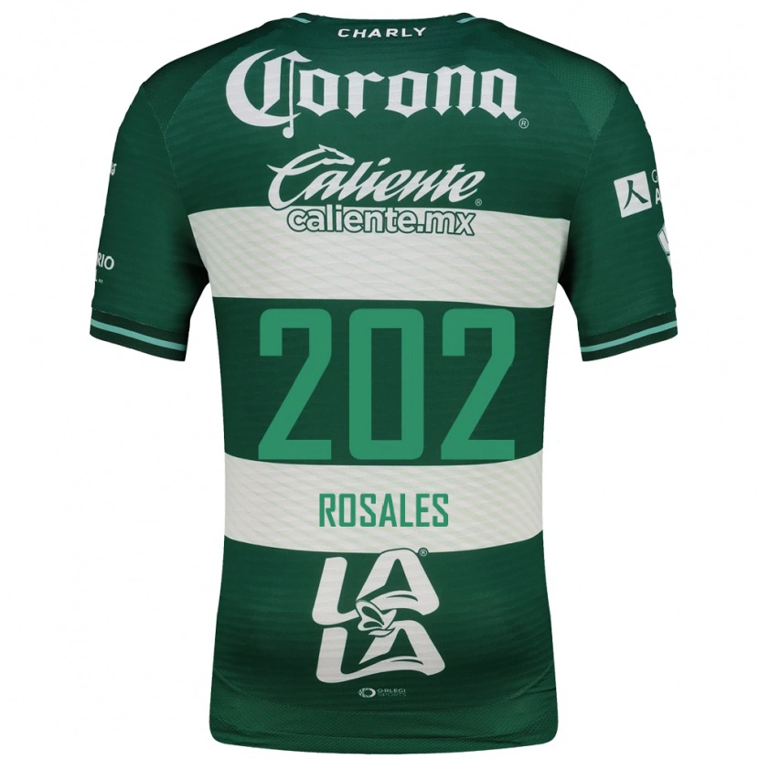 Danxen Niño Camiseta Luis Rosales #202 Verde Blanco 1ª Equipación 2026/27 La Camisa México