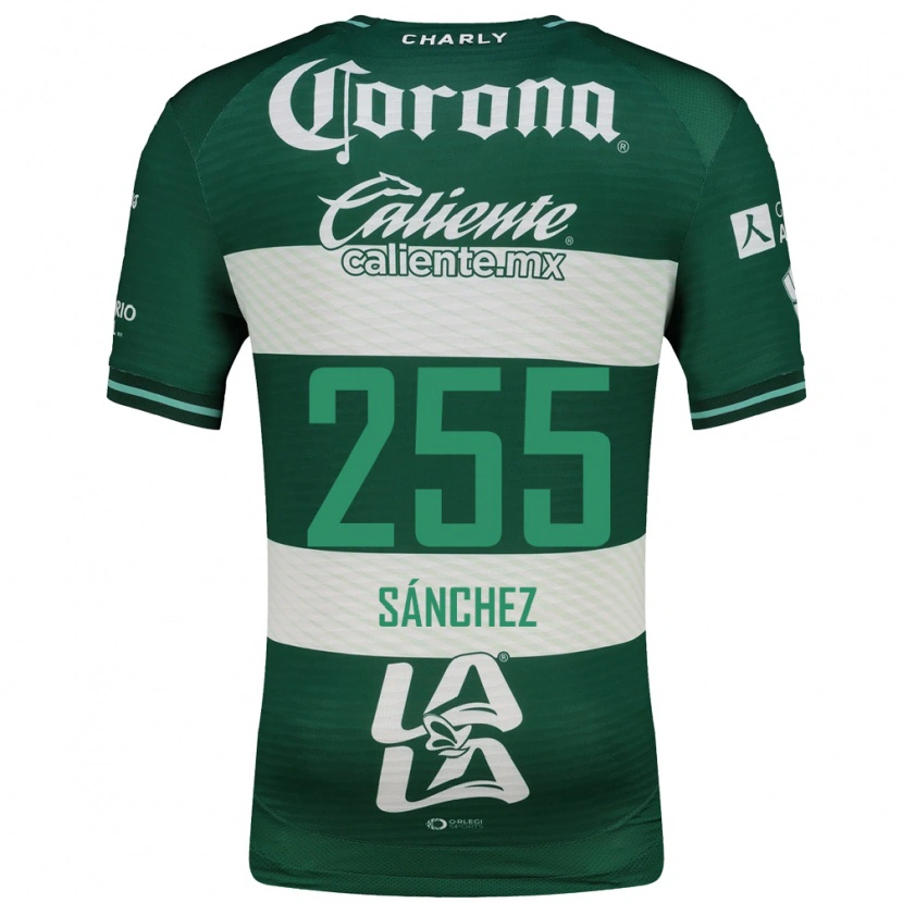 Danxen Niño Camiseta Alberto Sánchez #255 Verde Blanco 1ª Equipación 2026/27 La Camisa México
