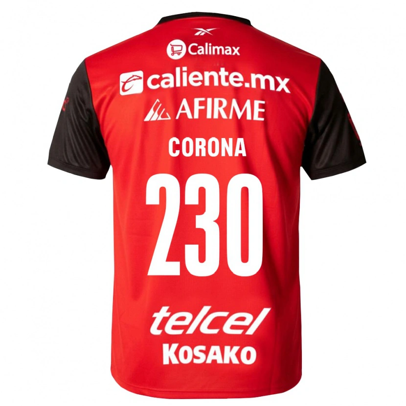 Danxen Niño Camiseta José Corona #230 Negro Rojo 1ª Equipación 2026/27 La Camisa México