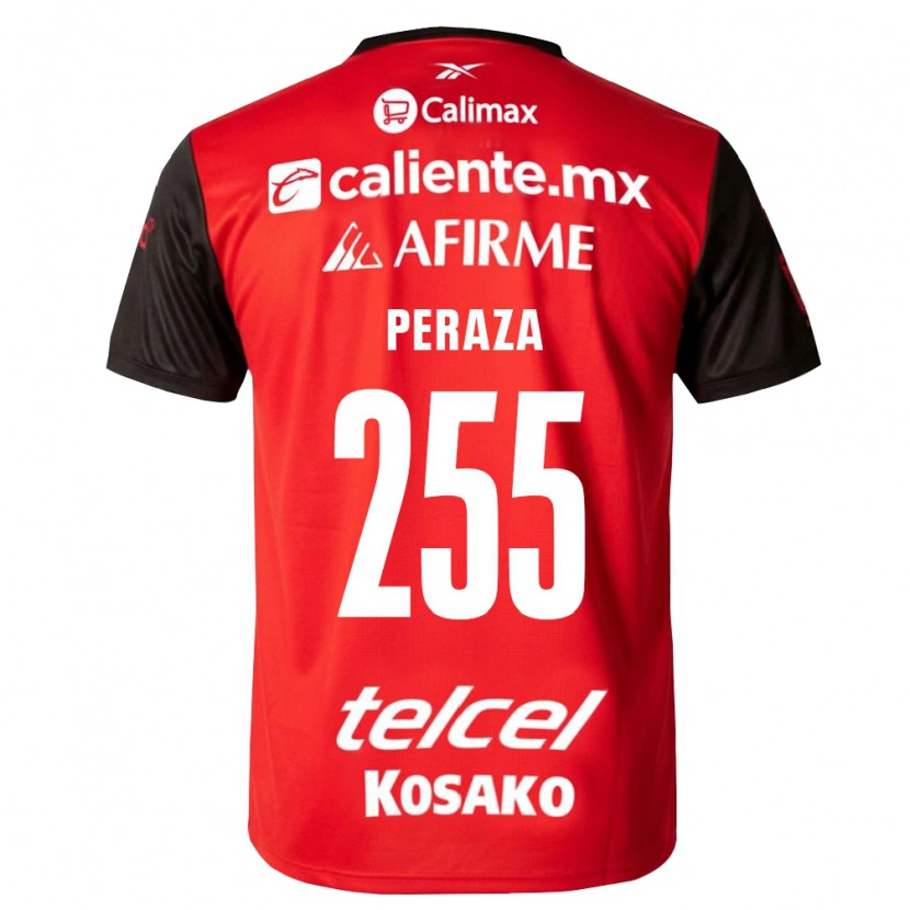 Danxen Niño Camiseta Daniel Peraza #255 Negro Rojo 1ª Equipación 2026/27 La Camisa México