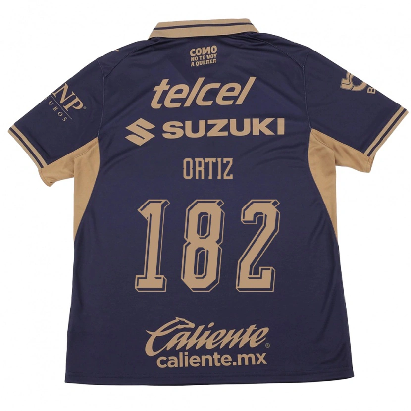 Danxen Niño Camiseta Jorge Ortiz #182 Morado Marrón 1ª Equipación 2026/27 La Camisa México