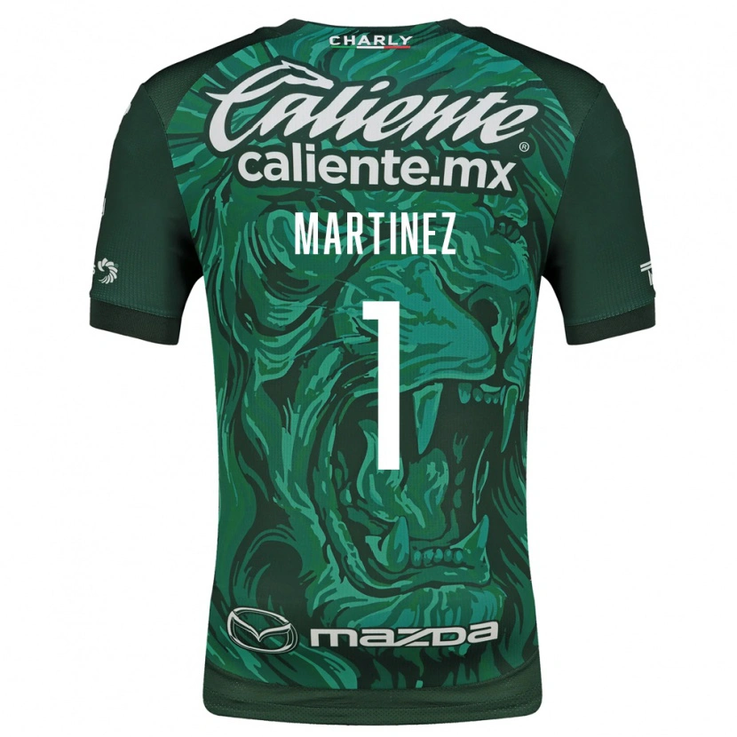 Danxen Niño Camiseta Angeles Martínez #1 Verde Negro 1ª Equipación 2026/27 La Camisa México