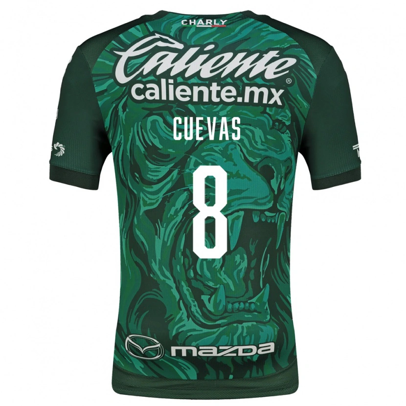 Danxen Niño Camiseta Lucero Cuevas #8 Verde Negro 1ª Equipación 2026/27 La Camisa México