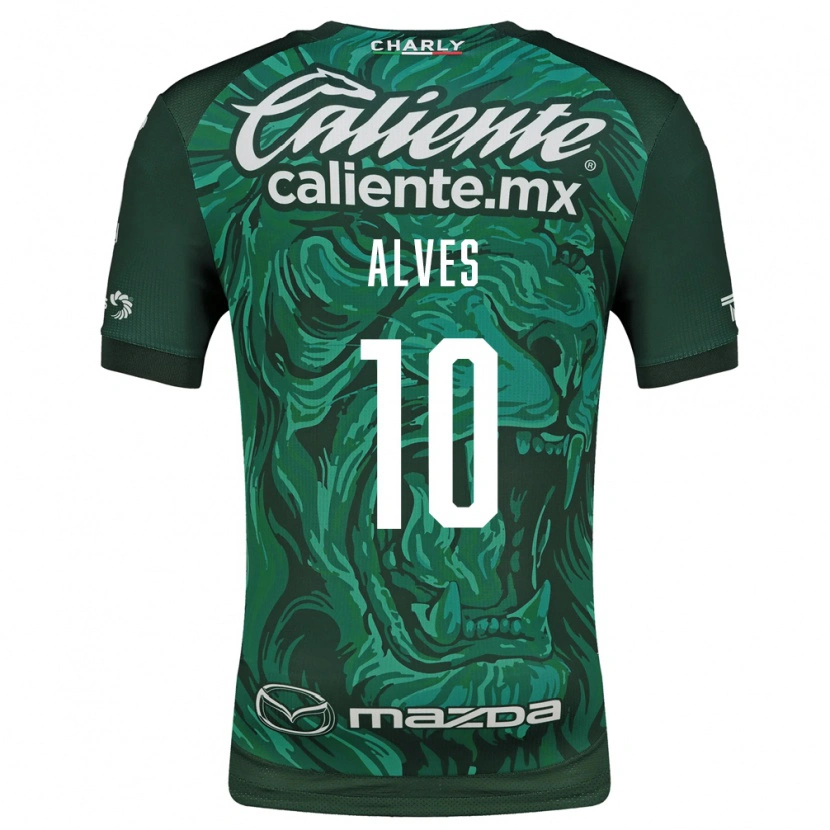 Danxen Niño Camiseta Maria Alves #10 Verde Negro 1ª Equipación 2026/27 La Camisa México