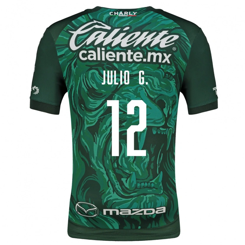Danxen Niño Camiseta Julio González #12 Verde Negro 1ª Equipación 2026/27 La Camisa México