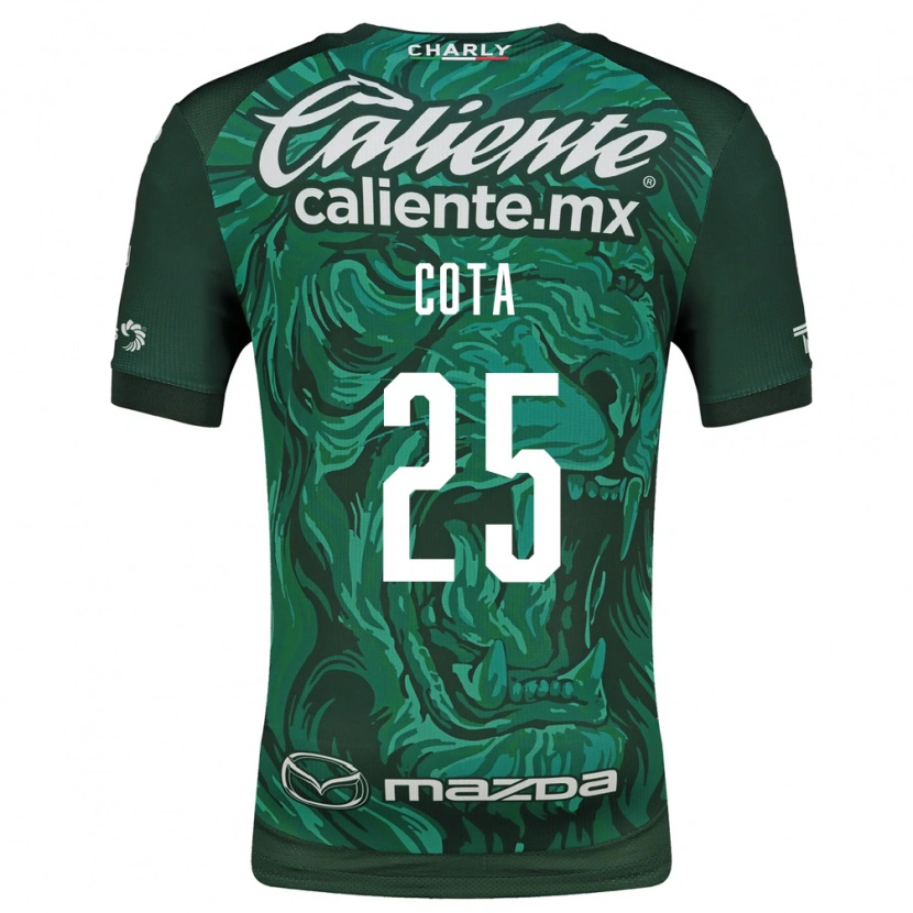 Danxen Niño Camiseta Renatta Cota #25 Verde Negro 1ª Equipación 2026/27 La Camisa México