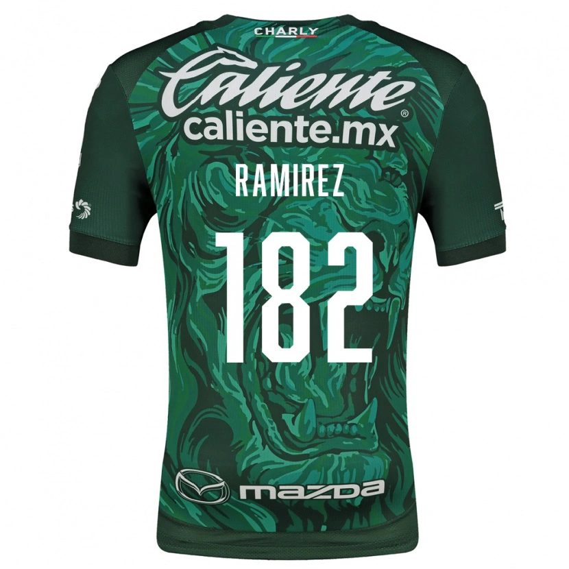 Danxen Niño Camiseta Luis Ramírez #182 Verde Negro 1ª Equipación 2026/27 La Camisa México