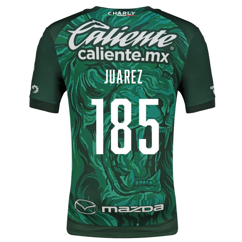 Danxen Niño Camiseta Moisés Juárez #185 Verde Negro 1ª Equipación 2026/27 La Camisa México