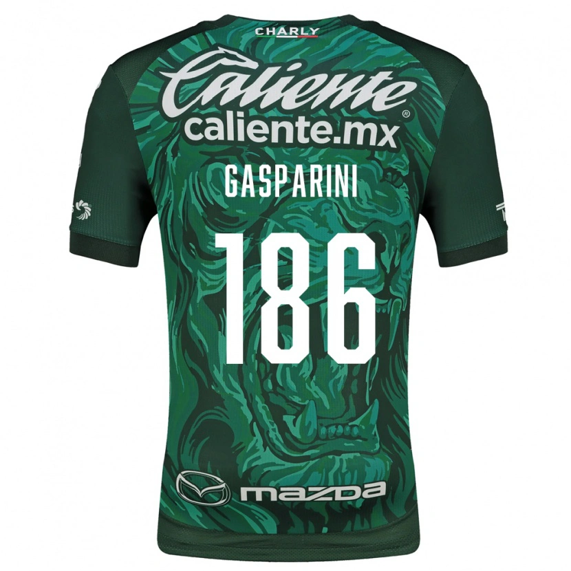 Danxen Niño Camiseta Joaquín Gasparini #186 Verde Negro 1ª Equipación 2026/27 La Camisa México