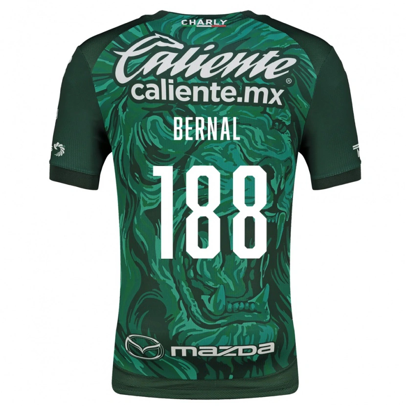 Danxen Niño Camiseta Juan Bernal #188 Verde Negro 1ª Equipación 2026/27 La Camisa México